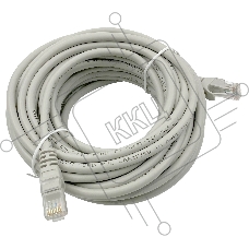 Патч-корд Buro Basic UTP 4 пары cat6 CCA molded 10м серый RJ-45 (m)-RJ-45 (m)