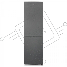 Холодильник Бирюса Б-W6049 графит матовый двухкамерный 245/135л морозилка снизу