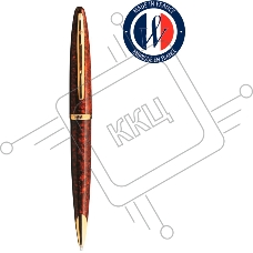 Ручка шариковая Waterman Carene 21104 (CWS0700940) Amber GT M син. черн. подар.кор.