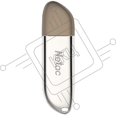 Флеш Диск Netac U352 8Gb <NT03U352N-008G-20PN>, USB2.0, с колпачком, металлическая