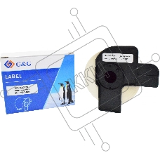 Картридж ленточный G&G GG-DK22223 черный на белом 50x30.48 для Brother P-touch QL-500, QL-550, QL-700, QL-800