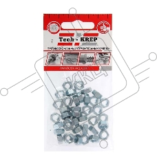 Гайка шестигранная М6 цинк. DIN 934 (уп.40шт) пакет Tech-Krep 103025