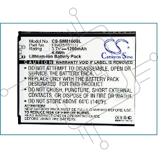 Аккумулятор CameronSino  CS-SM8160SL EB425161LU для Samsung Galaxy S3 mini i8190  3.7V / 1200mAh / 4.44Wh