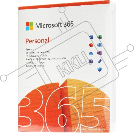 Офисное приложение Microsoft 365 Personal Subscr 1YR Medialess P8 (QQ2-01399)