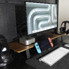 Подставка под монитор Monitor Stand GEEK NOOK Focus Station 85x9x23 см, Walnut