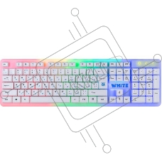 Клавиатура Defender White GK-172 (45172) проводная, USB, белый