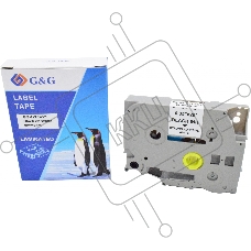 Картридж ленточный G&G GG-TZES221 черный на белом 9x8 для Brother 1010/1280/1280VP/2700VP