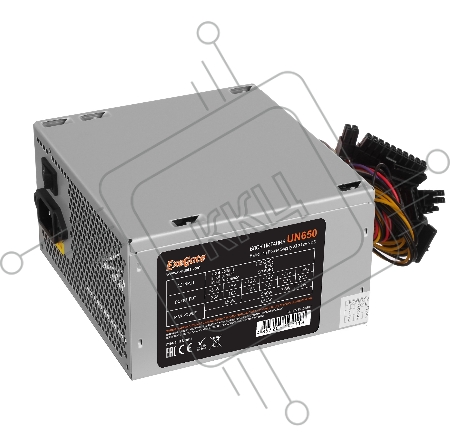 Блок питания 650W Exegate UN650, ATX, 12cm fan, 24p+4p, 6/8p PCI-E, 3*SATA, 2*IDE, FDD