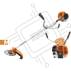 Мотокоса CARVER GBC-043M2.3лс easy-start ранец диск48зуб. easy-head леска2,4мм