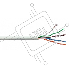Кабель LANMASTER UTP, 4 пары, кат. 5Е, 350Mhz, LSZH, белый, 305 м