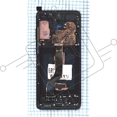 Дисплей (модуль) для Samsung Galaxy S20 Plus G985F в сборе с тачскрином и рамкой (OLED) черный