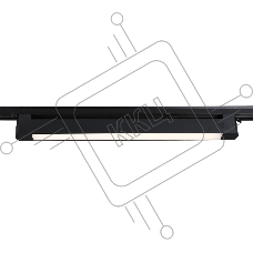 Трековый однофазный светильник Ambrella light GL6739 BK черный IP20 30W 4200K 458*35*57