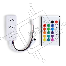 Контроллер GS11601 WIFI Tuya RGB+CCC 10A 12V 120W/ 24V 240W (ПДУ ИК CR2025)
