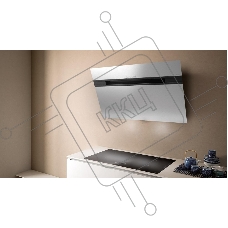 Вытяжка наклонная Elica STRIPE IX/A/90/LX серебристый/черный, 89.8 см, 1200 куб. м/ч, 65 дБ