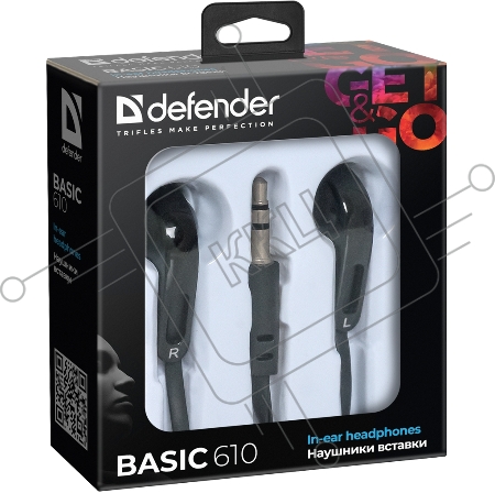 Наушники Defender Basic-610 кабель 1,1 м