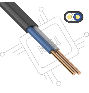 Кабель силовой медный ВВГ-Пнг(А)-LS 2x2,5 мм², 100 м, ГОСТ 31996-2012, ТУ 16.К71-310-2001