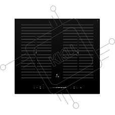 Индукционная варочная поверхность LEX EVI 640 F BL черный