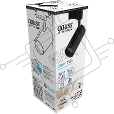 Система трековая Gauss TR084 20Вт 4000K цв.св.:белый нейтральный черный