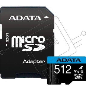 Карта памяти MICRO SDXC 512GB AUSDX512GUICL10A1-RA1 ADATA
