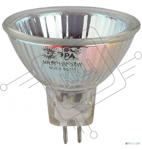 Лампа галогенная ЭРА GU5.3-JCDR (MR16) -50W-230V-Cl  (10/200/6000)