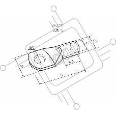 Наконечник кольцевой REXANT НК,  ø10.5 мм, 95 мм², ТМЛ (DIN) 95-10
