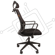 Кресло офисное Chairman 545 Россия ткань черный