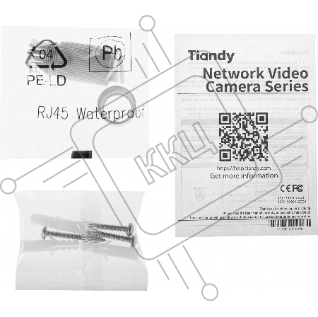 Камера видеонаблюдения IP Tiandy AK TC-C321N I3/E/Y/4mm 4-4мм цв. корп.:белый