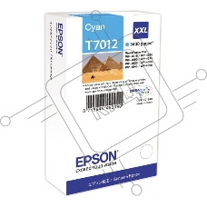 Картридж струйный Epson T70124010 голубой (3400 стр.) для WorkForce WP-4015DN WP-4015, WP-4025DW WP-4025, WP-4095DN WP-4095, WP-4515DN WP-4515, WP-4525DNF WP-4525, WP-4535DWF WP-4535, WP-4595DNF WP-4595