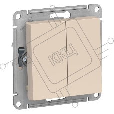Механизм переключателя 2-кл. ATLAS DESIGN (сх.6) 10АХ беж. SchE ATN000265