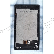 Модуль (матрица + тачскрин) для Asus ZenPad C 7.0 Z170C черный с серебристой рамкой