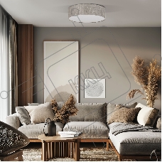 Потолочный светильник с тканевым абажуром 5637 Rondo Linen