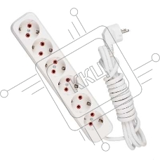 Удлинитель 6х3м с заземл. 16А IP20 Lezard 720-0603-601