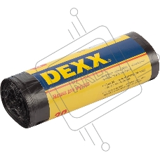 Мусорные мешки DEXX 30л, 30шт, чёрные
