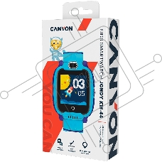 Смарт-часы CANYON Jondy KW-44, 1.44''IPS 240*240, ASR3603S, Nano SIM, 192+128MB+512MB TF Card синий