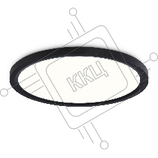 Светильник светодиодный ультратонкий Ambrella light FZ1910 BK черный IP54 44W 3000K-6500K CCT-переключатель D600*25 (Без ПДУ)