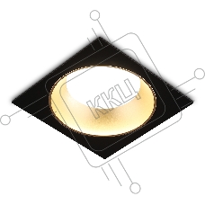 Светильник Ambrella light TN52340 SBK/SGD черный песок/золото песок GX53 max 12W 115*115*25