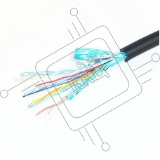 Кабель HDMI-DVI Cablexpert CC-HDMI-DVI-10MC, 19M/19M, single link, медь, позол.разъемы, экран, 10м, черный, пакет