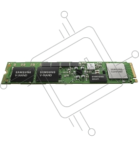 Накопитель Samsung Enterprise SSD, M.2, PM983, 3840GB, NVMe/PCIE 3.1 x4, R3000/W1400Mb/s, IOPS(R4K) 480K/42K, MTBF 2M, 1.3 DWPD, 3 years
