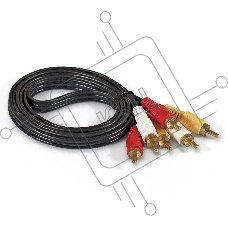 Кабель аудио Exegate EX284947RUS EX-CCV-539-1.5 (3xRCA M/3xRCA M, 1,5м)