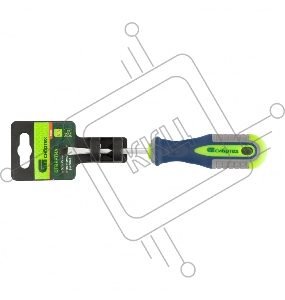 Отвертка, SL5,0 х 75 мм, CrV, 3-х компонентная рукоятка// Сибртех