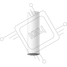Корпус светильника C6355 SWH белый песок D60*H200mm MR16 GU5.3