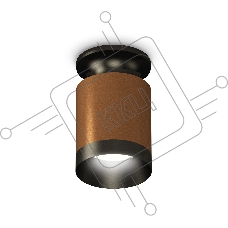Светильник Ambrella Light XS6304111 SCF/PBK кофе песок/черный полированный MR16 GU5.3 (N6902, C6304, N6131)