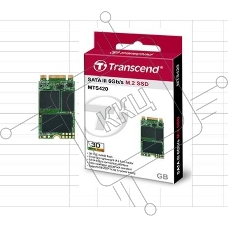 Накопитель SSD 240GB Transcend MTS420, 3D NAND, M.2[R/W - 560/500 MB/s]