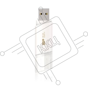 Флеш накопитель 64Gb Silicon Power Blaze B06, USB 3.0, Белый