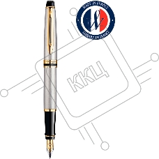 Ручка перьевая Waterman Expert 3 (CWS0951940) Stainless Steel GT F сталь подар.кор.
