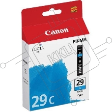Картридж струйный Canon PGI-29C (4873B001) голубой (36 мл) для Canon Pixma Pro 1