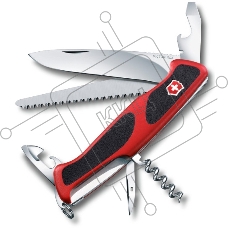 Нож перочинный Victorinox RangerGrip 55 (0.9563.C) 130мм 12функций красный/черный карт.коробка