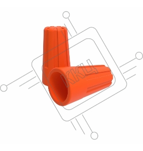 Соединительный изолирующий зажим СИЗ-3, ø 3,3 мм (1,5-6,0 мм²) оранжевый REXANT
