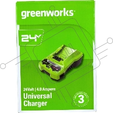 Сетевое зарядное устройство Greenworks 24В 4А