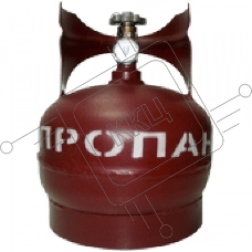 Баллон газовый стальной с вентилем баллонным Крым, 5 л